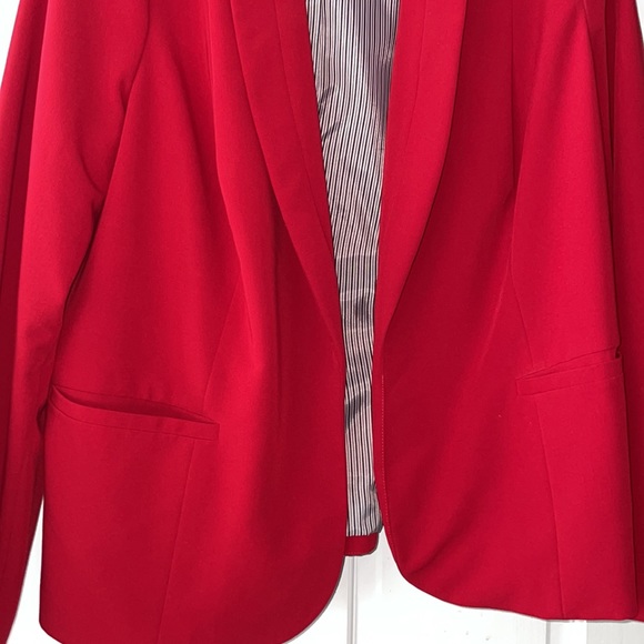 Worthington Suit Jacket size 1X red full length sleeves - Picture 3 of 8